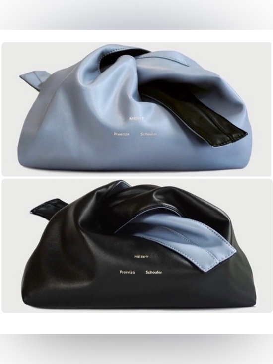 Merit Handbags - Merit x Proenza Schouler Bag Cosmetic Limited Edition Reversible Vegan Leather